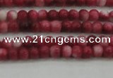 CRF439 15.5 inches 3mm round dyed rain flower stone beads wholesale