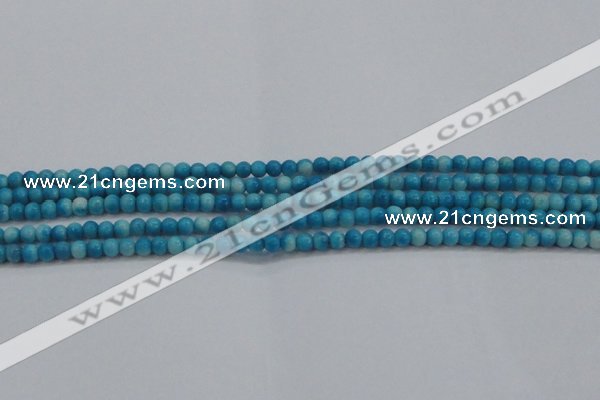 CRF440 15.5 inches 3mm round dyed rain flower stone beads wholesale