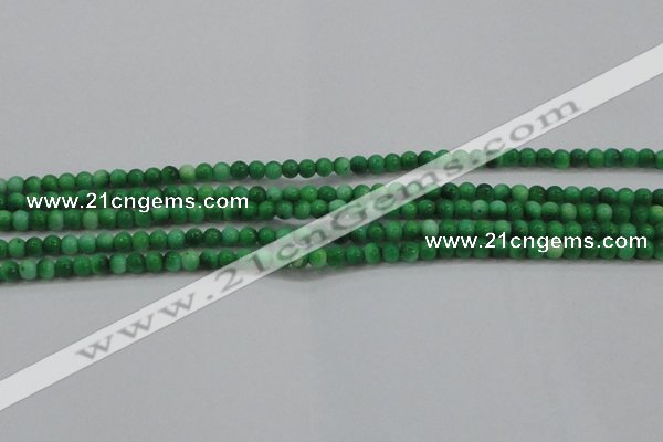 CRF441 15.5 inches 3mm round dyed rain flower stone beads wholesale