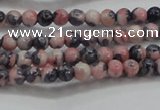 CRF445 15.5 inches 3mm round dyed rain flower stone beads wholesale