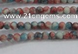 CRF450 15.5 inches 3mm round dyed rain flower stone beads wholesale