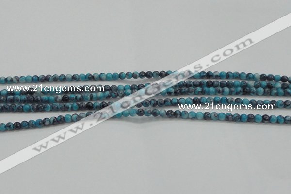 CRF452 15.5 inches 3mm round dyed rain flower stone beads wholesale