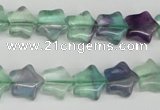 CRG04 15.5 inches 12*12mm star fluorite gemstone beads wholesale