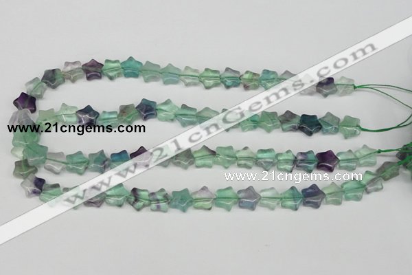 CRG04 15.5 inches 12*12mm star fluorite gemstone beads wholesale