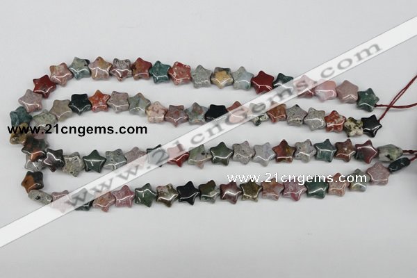 CRG09 15.5 inches 12*12mm star ocean agate gemstone beads wholesale