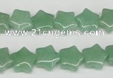 CRG10 15.5 inches 12*12mm star green aventurine gemstone beads