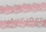 CRG11 15.5 inches 12*12mm star rose quartz gemstone beads wholesale