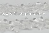 CRG14 15.5 inches 16*16mm star white crystal gemstone beads