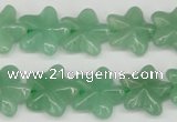 CRG15 15.5 inches 16*16mm star green aventurine gemstone beads