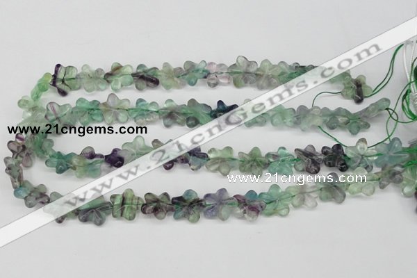 CRG17 15.5 inches 16*16mm star fluorite gemstone beads wholesale