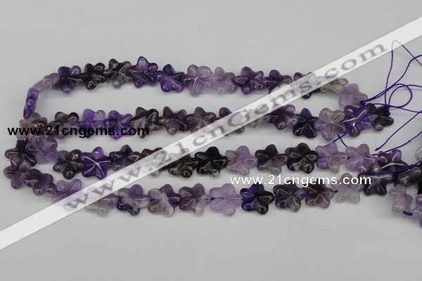 CRG19 15.5 inches 16*16mm star amethyst gemstone beads wholesale