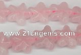 CRG25 15.5 inches 16*16mm star rose quartz gemstone beads wholesale