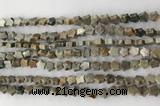 CRG35 15.5 inches 6mm flat star gemstone beads wholesale