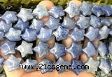 CRG65 15 inches 16mm star blue aventurine jade beads wholesale