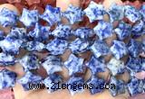 CRG86 15 inches 16mm star blue spot stone beads wholesale