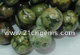 CRH101 15.5 inches 16mm round rhyolite beads wholesale