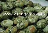 CRH105 15.5 inches 10*14mm rice rhyolite beads wholesale