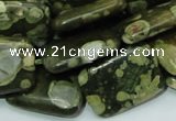 CRH27 15.5 inches 18*24mm rectangle rhyolite beads wholesale