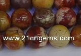 CRH505 15.5 inches 14mm round rhyolite gemstone beads wholesale