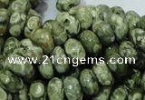 CRH96 15.5 inches 6*10mm rondelle rhyolite beads wholesale