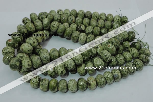 CRH97 15.5 inches 13*18mm rondelle rhyolite beads wholesale