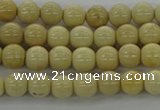 CRI200 15.5 inches 4mm round riverstone beads wholesale