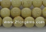 CRI203 15.5 inches 10mm round riverstone beads wholesale