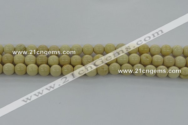 CRI203 15.5 inches 10mm round riverstone beads wholesale