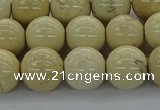 CRI205 15.5 inches 14mm round riverstone beads wholesale