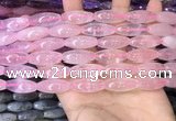 CRI300 15.5 inches 10*25mm rice rose quartz gemstone beads