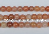 CRJ200 15.5 inches 6mm round natural red jade gemstone beads