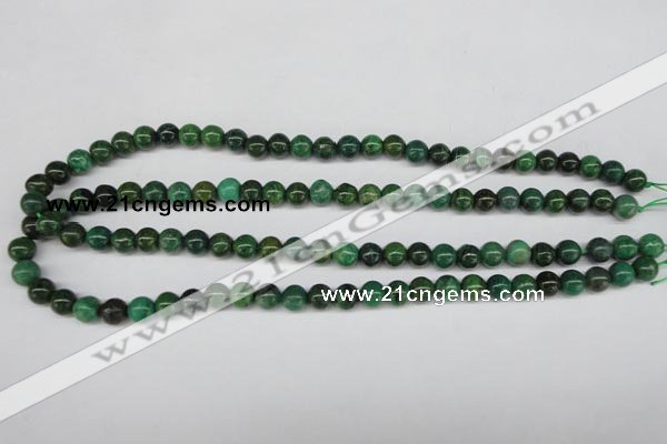 CRJ302 15.5 inches 8mm round African prase jasper beads wholesale