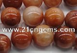 CRJ502 15.5 inches 8mm round red jade gemstone beads