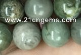 CRM203 15.5 inches 10mm round green mud jasper beads wholesale