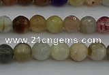CRO1041 15.5 inches 6mm faceted round mixed gemstone beads