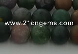 CRO1083 15.5 inches 10mm round matte Indian agate beads wholesale