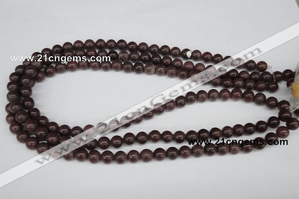 CRO112 15.5 inches 8mm round purple aventurine beads wholesale