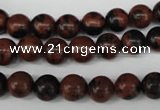 CRO126 15.5 inches 8mm round mahogany obsidian beads wholesale