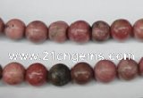 CRO127 15.5 inches 8mm round rhodochrosite beads wholesale