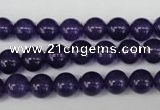 CRO148 15.5 inches 8mm round dyed amethyst beads wholesale