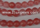 CRO157 15.5 inches 8mm round cherry quartz beads wholesale