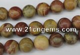 CRO192 15.5 inches 10mm round rainbow jasper beads wholesale