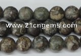 CRO195 15.5 inches 10mm round Chinese leopard skin jasper wholesale