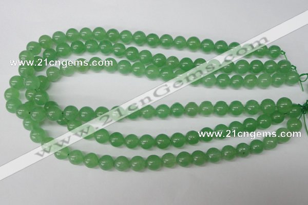 CRO206 15.5 inches 10mm round dyed candy jade beads wholesale