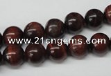 CRO215 15.5 inches 10mm round red tiger eye beads wholesale