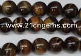 CRO216 15.5 inches 10mm round yellow tiger eye beads wholesale