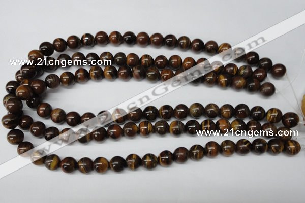 CRO216 15.5 inches 10mm round yellow tiger eye beads wholesale