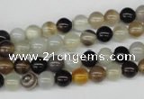 CRO23 15.5 inches 6mm round agate gemstone beads wholesale