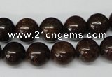 CRO230 15.5 inches 10mm round bronzite gemstone beads wholesale