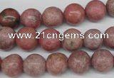 CRO238 15.5 inches 10mm round rhodochrosite gemstone beads wholesale